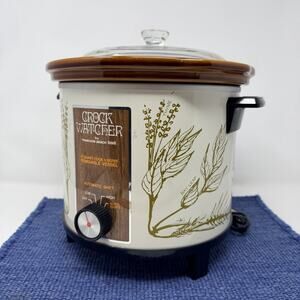 VINTAGE Hamilton Beach Scovill 6 Qt Crock Watcher Slow Cooker Excellent Auto
